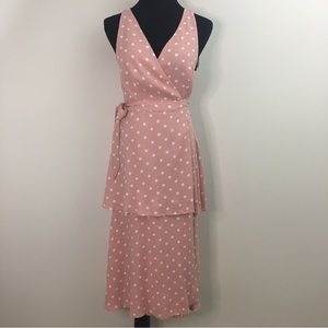 Nordstroms | Misty Rose Polkadot Wrap Dress